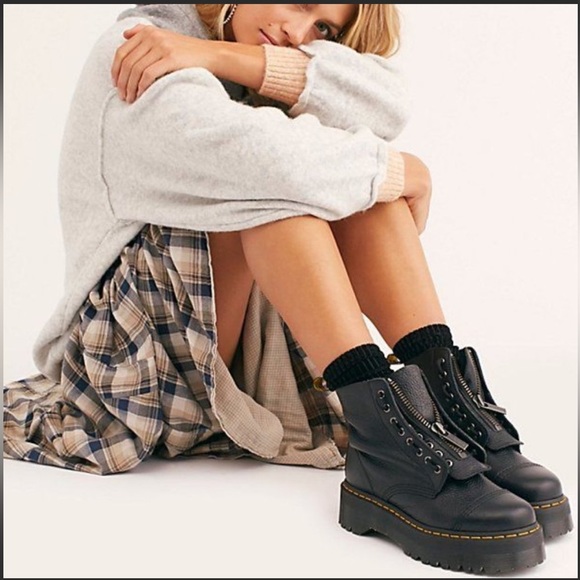 DR. MARTENS® Sinclair Platform Boots - Picture 2 of 7